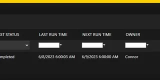 How to use the scheduled tasks via control panel