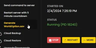 Increasing max pals on your server