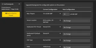 Upgrading / downgrading your LOW.MS server
